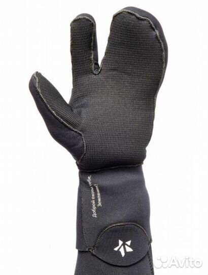 Неопреновые трехпалые рукавицы для подводной охоты