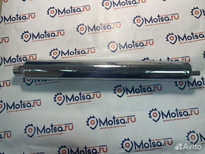 Глушитель веломотор №23 колено удлиненное