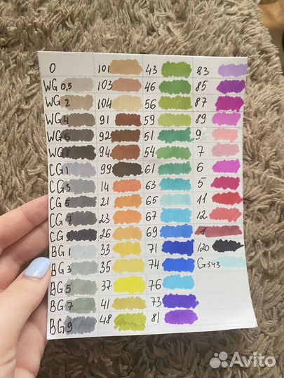 Маркеры для скетчинга 60 цветов