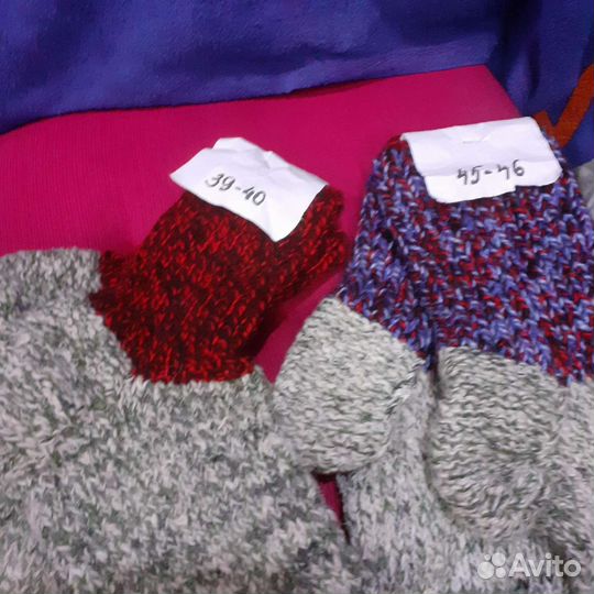 Носки вязаные