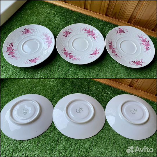 Посуда фарфор Германии Тарелки чашки Дулево