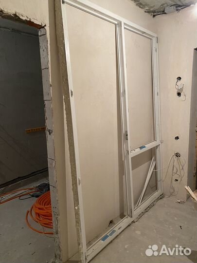 Блок оконный пластиковый французский