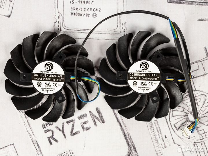 Вентиляторы для видеокарт MSI gaming X и др