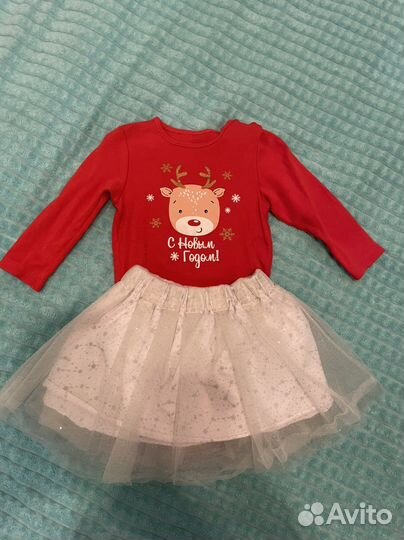 Новогодний костюм для девочки 80-86