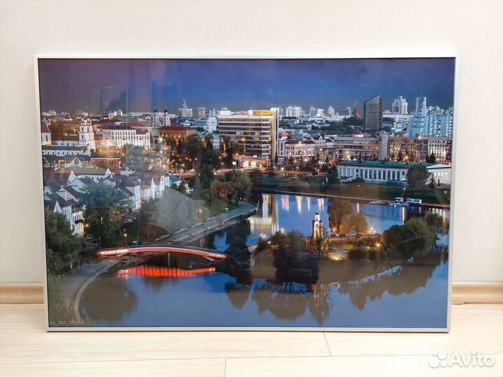 Рама серебристая IKEA для постеров