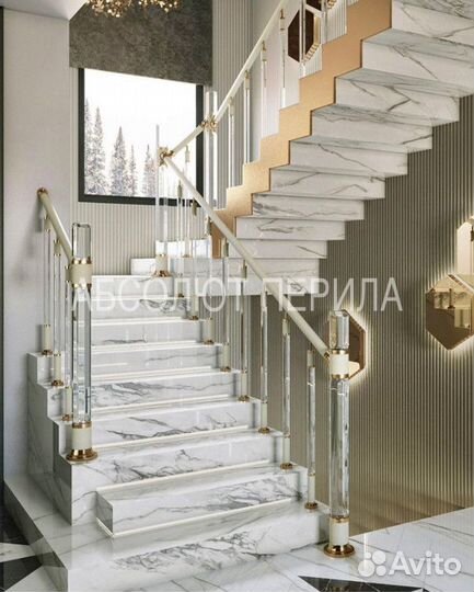 Элегантные перила для современных лестниц