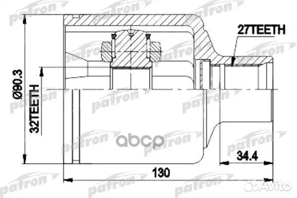 ШРУС внутр компл. PCV9535 PCV9535 patron