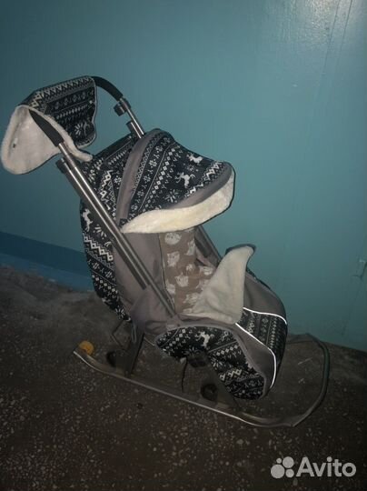 Детские санки коляска