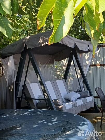 Садовые качели бу