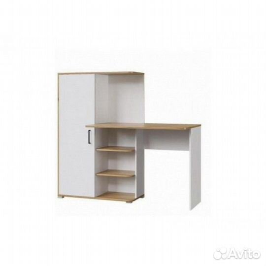 Стол со шкафом письменный компьютерный левый