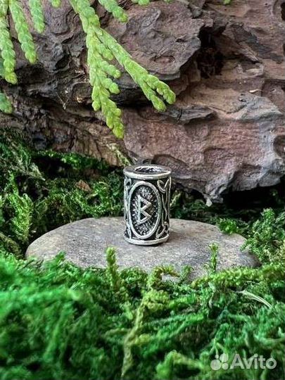 Руна Беркана, металлическая фурнитура