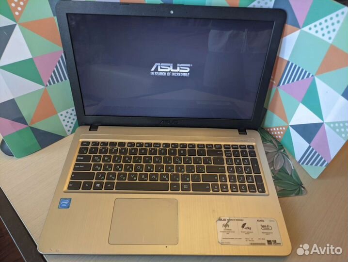 Ноутбук Asus x540s; N3050+4gb+hdd500 Выкуп-техники