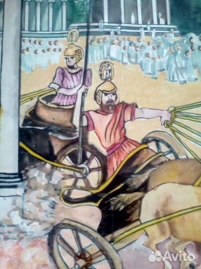 Рисунок акварель