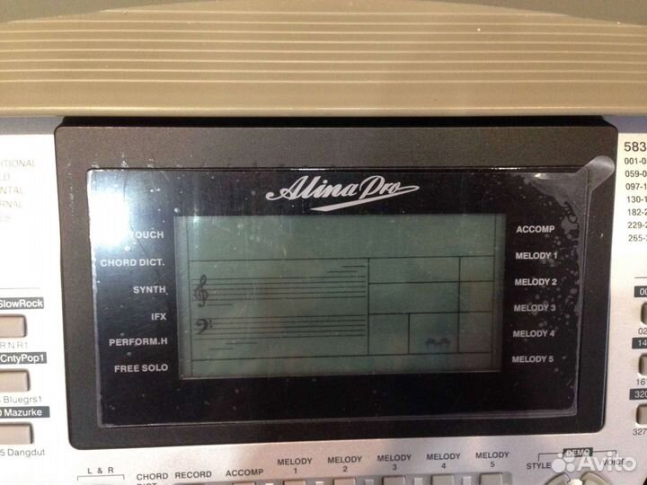 Alina Pro DT-600 домашний синтезатор