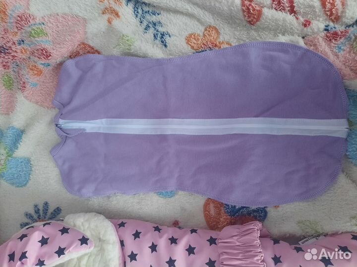 Конверт на выписку зимний для девочки