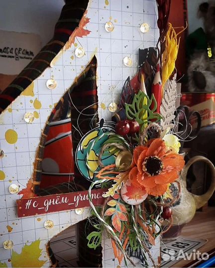 Подарок учителю на 1 сентября. Ночник буква