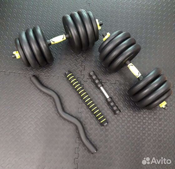 Новый Набор гантели и штанги 40кг