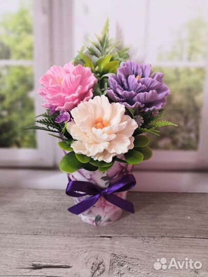 Букет из мыла