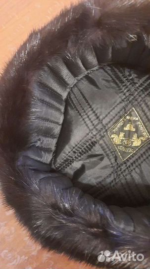 Норковая шапка мужская