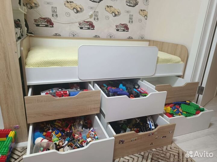 Детская кровать от 3 лет с матрасом бу
