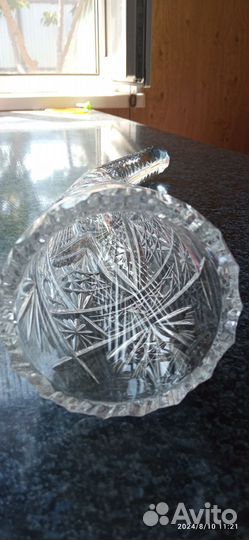 Хрустальный рог,большой