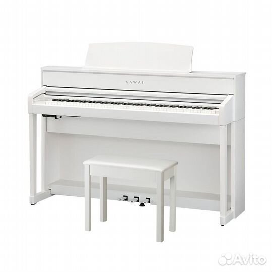 Цифровое пианино Kawai CA701 W, белое (банкетка в