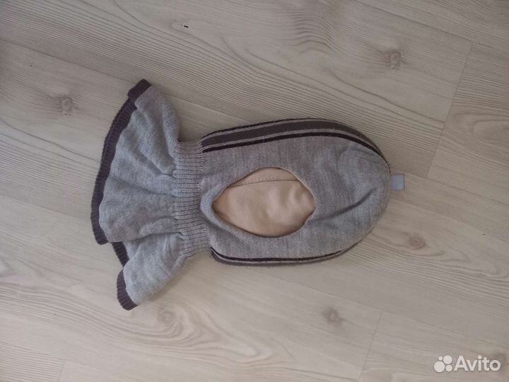 Шапка шлем для мальчика 3-4 года