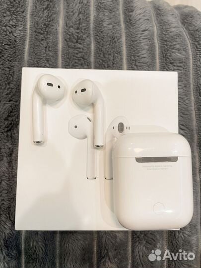 Наушники apple airpods 2 с обычным кейсом