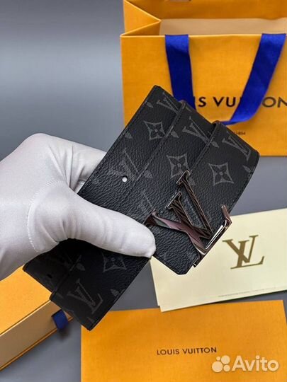 Louis vuitton ремень черный