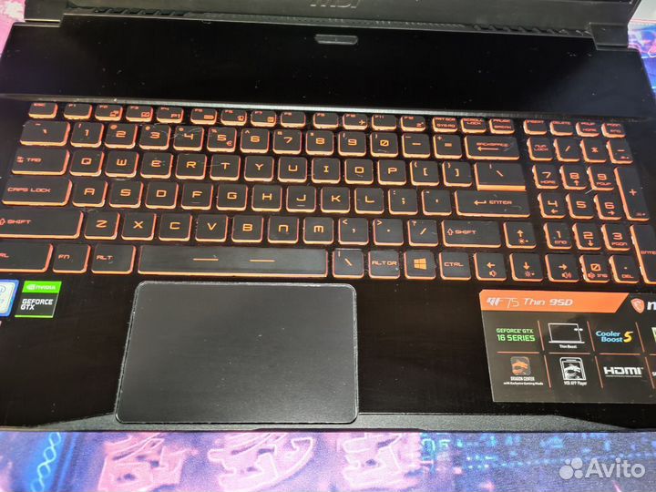 MSI GF75 17.3 120Hz i7-9750H/512GB/GTX1660 Ti/16GB