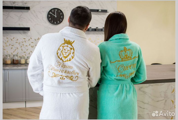 Халат женский махровый