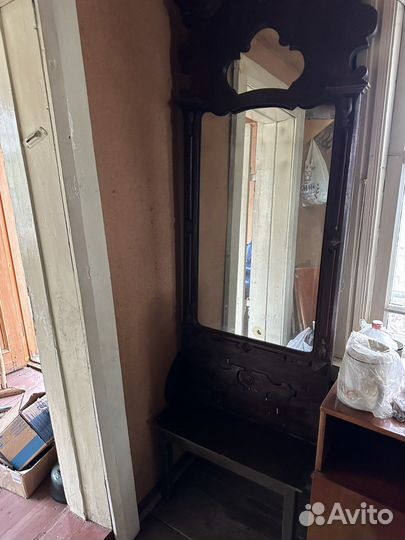 Трюмо, трельяж,зеркало с консолью, антиквариат