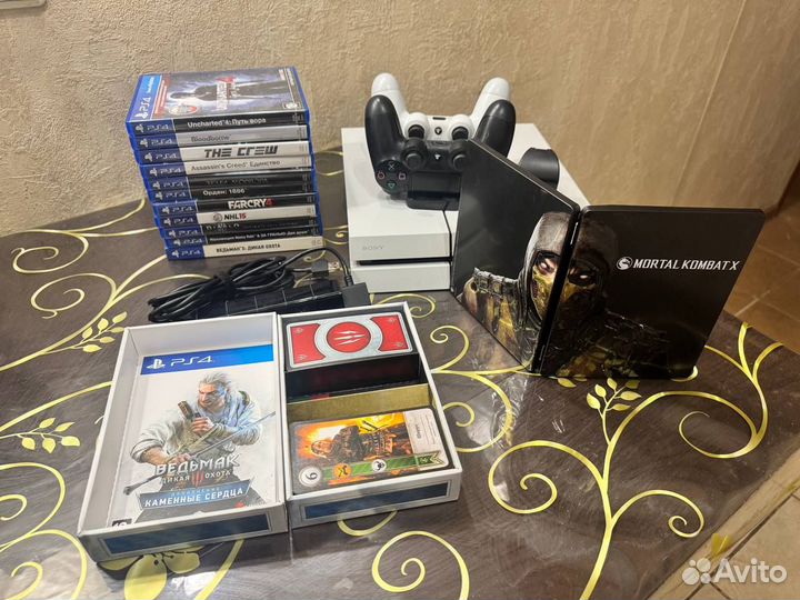 Sony playstation 4 FAT 500Gb + игры и аксессуары