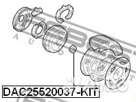 Febest DAC25520037-KIT Подшипник ступичный