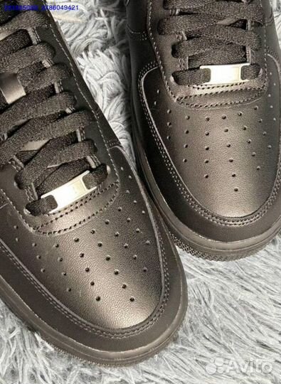 Кроссовки Nike Air Force 1 Black оригинал