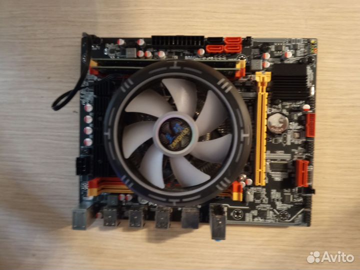 Xeon e5 2630 v2 +16 gb + материнская плата+ кулер