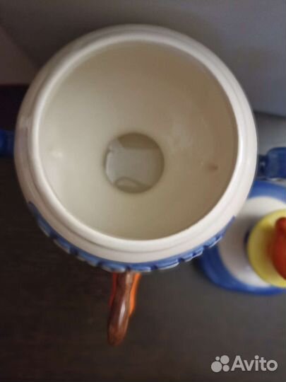 Керамический самовар, чайница