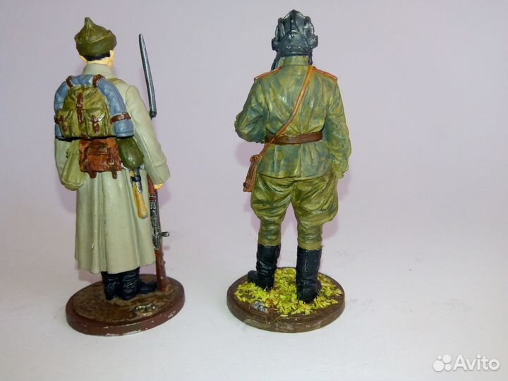 Оловянные солдатики миниатюры, ВОВ, ручная работа