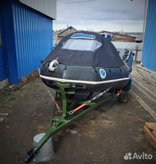 Лодка+4тактный мотор+прицеп