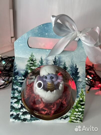 Дракон из мыла ручная работа