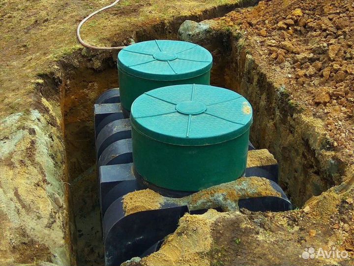 Септик био Диамант 3 с переливом