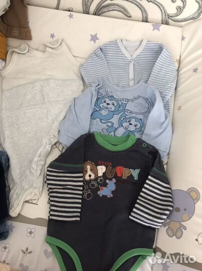 Детские вещи на мальчика 0-3 месяца