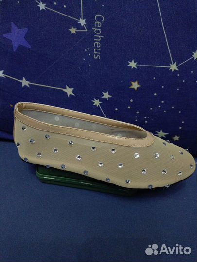 Балетки сетчатые