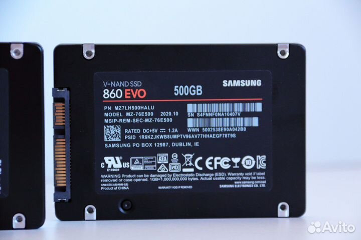 Диск SATA SSD Samsung 860 Evo 500гб 1000 гб(1 TB)