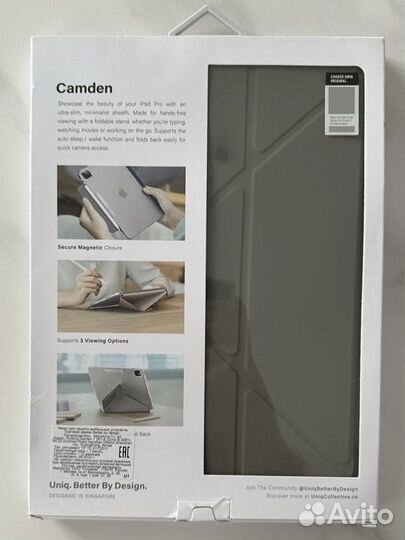 Чехол uniq Camden на планшет Apple iPad Pro 11