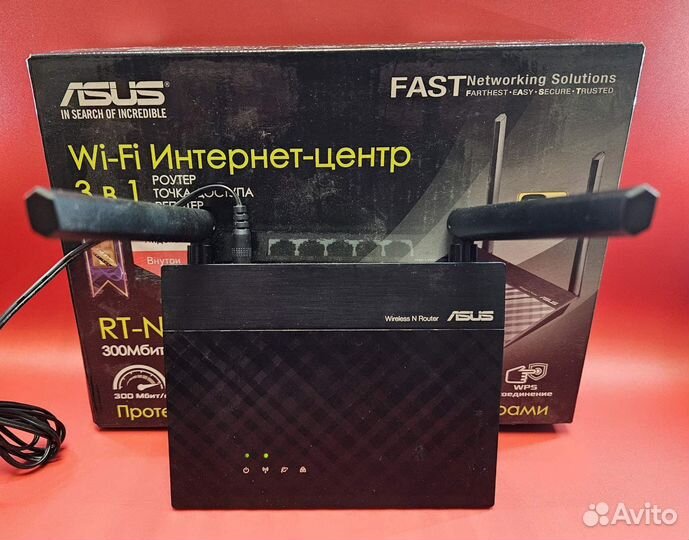 Wi-Fi роутер Asus RT-N12 VP B1 Black