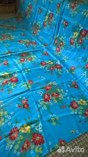 Ткань натуральный шелк СССР