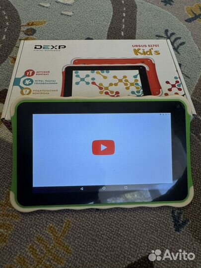 Детский планшет dexp Ursus S170i kids 8gb green