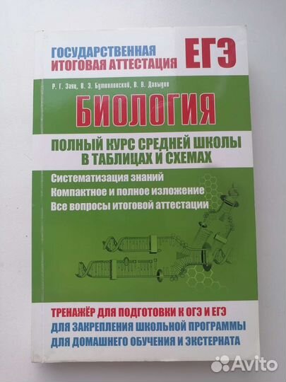 Пособие по биологии для подготовки к огэ и егэ