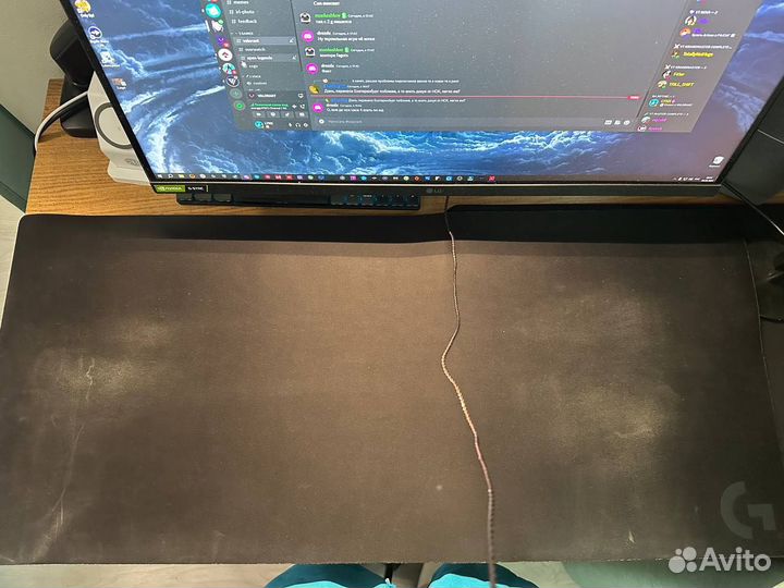 Игровой коврик для мыши Logitech G840